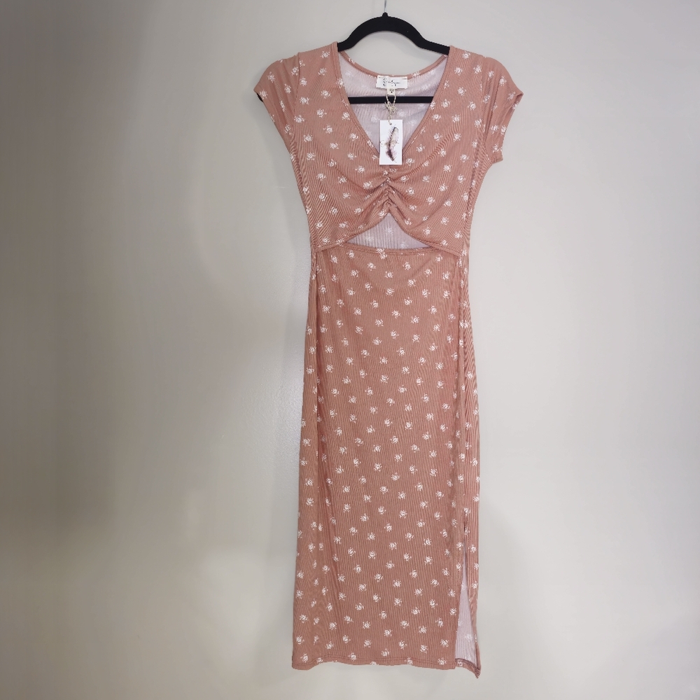 Jessica Simpson Brown and White Floral Top - Picture 2 of 3